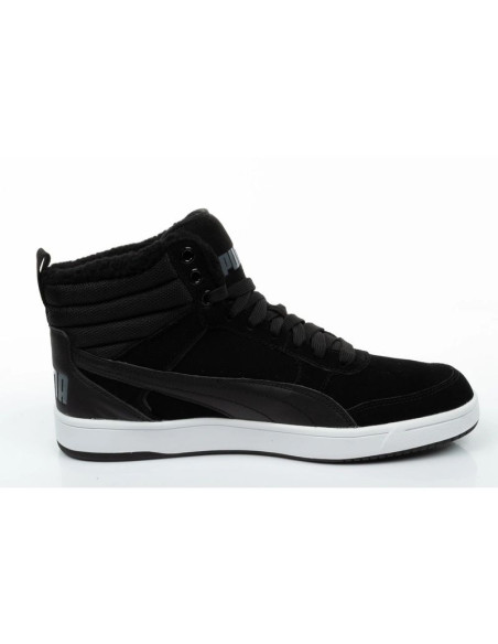 Puma buty męskie rebound street czarne za kostkę ocieplane