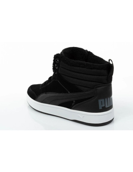 Puma buty męskie rebound street czarne za kostkę ocieplane