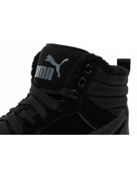 Puma buty męskie rebound street czarne za kostkę ocieplane