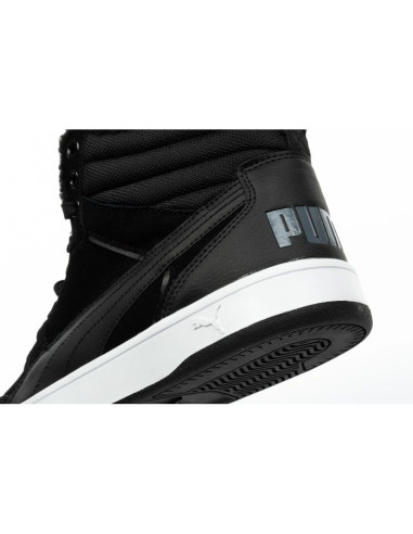 Puma buty męskie rebound street czarne za kostkę ocieplane
