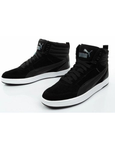 Puma buty męskie rebound street czarne za kostkę ocieplane