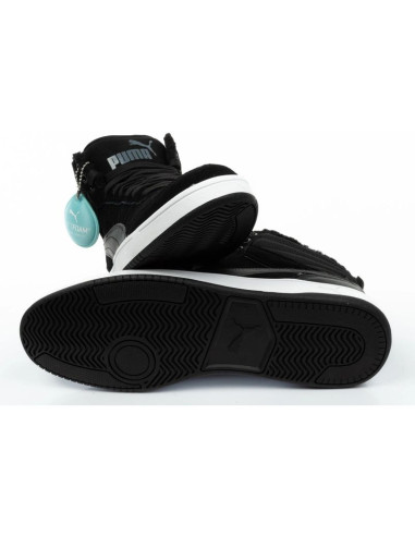 Puma buty męskie rebound street czarne za kostkę ocieplane