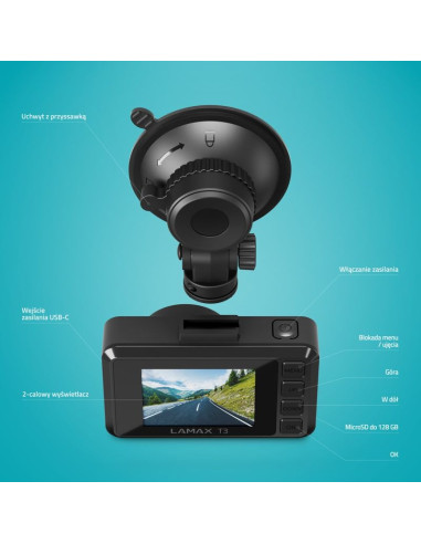 Wideorejestrator lamax t3