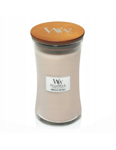 Świeca elipsa vanilla & sea salt woodwick