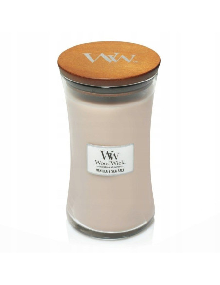 Świeca elipsa vanilla & sea salt woodwick