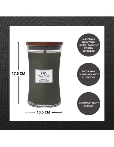 Świeca duża fraser fir woodwick
