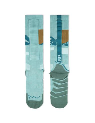 Skarpetki buff merino hw over the calf socks hwo1 sea green l