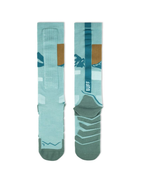Skarpetki buff merino hw over the calf socks hwo1 sea green l