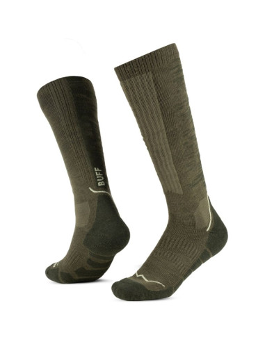 Skarpetki buff merino hw over the calf socks hwo2 olive green l