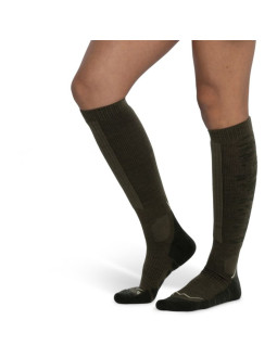 Skarpetki buff merino hw over the calf socks hwo2 olive green l 2