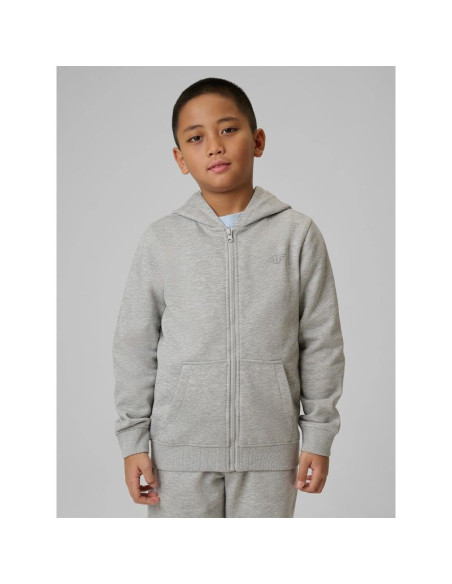 Bluza dresowa regular z kapturem chłopięca 4f 4fjrmm00tswsm2747-25m