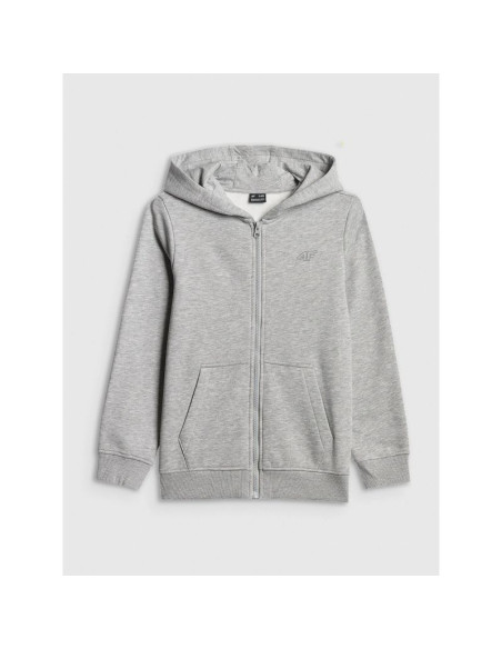 Bluza dresowa regular z kapturem chłopięca 4f 4fjrmm00tswsm2747-25m