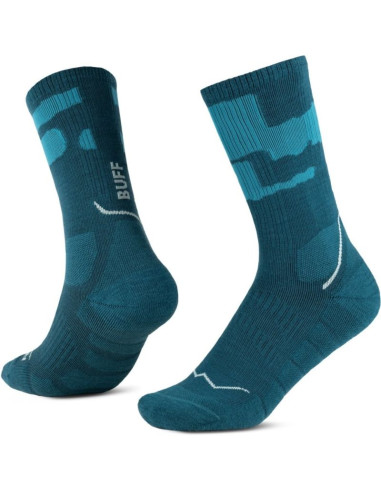 Skarpetki buff merino mw crew socks mwc2 teal l