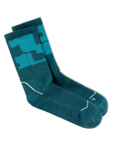 Skarpetki buff merino mw crew socks mwc2 teal l