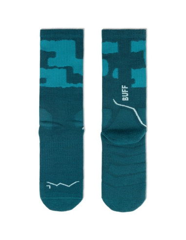 Skarpetki buff merino mw crew socks mwc2 teal l