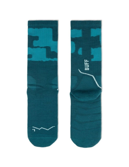 Skarpetki buff merino mw crew socks mwc2 teal l