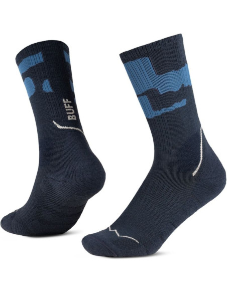 Skarpetki buff merino mw crew socks mwc2 night blue l