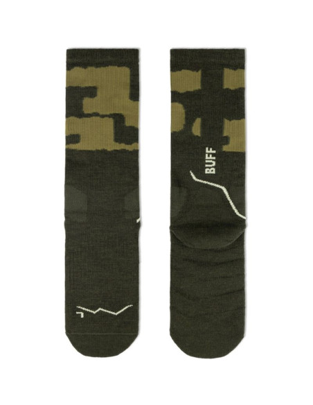 Skarpetki buff thermonet® crew socks tc olive green l