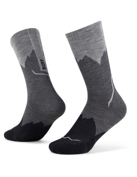Skarpetki buff merino lightweight crew sock lwc3 black l