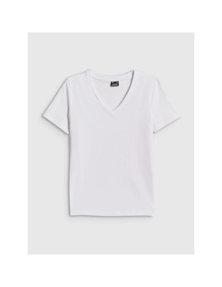T-shirt regular gładki damski 4f 4frmm00ttshf3618-10s