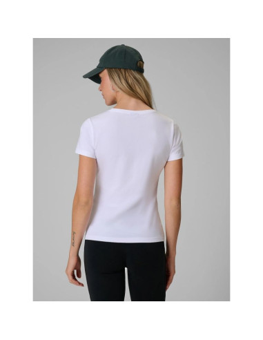 T-shirt slim gładki damski 4f 4frmm00ttshf3619-10s