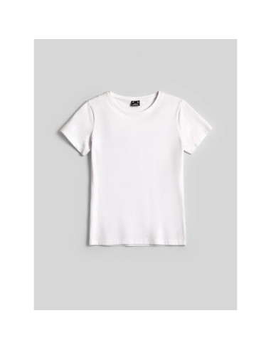 T-shirt slim gładki damski 4f 4frmm00ttshf3619-10s