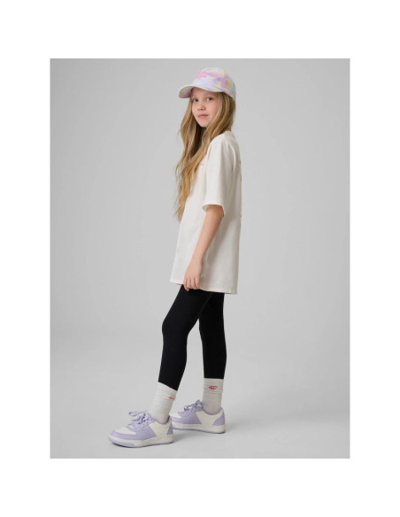 Legginsy dzianinowe dziewczęce 4f 4fjrmm00ttigf316-20s