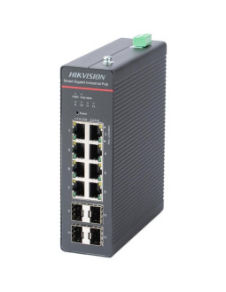 Switch hikvision ds-3t1512hp-si-8p4fkit(240w) linkvu