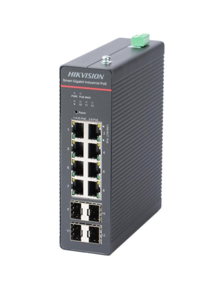 Switch hikvision ds-3t1512hp-si-8p4fkit(240w) linkvu