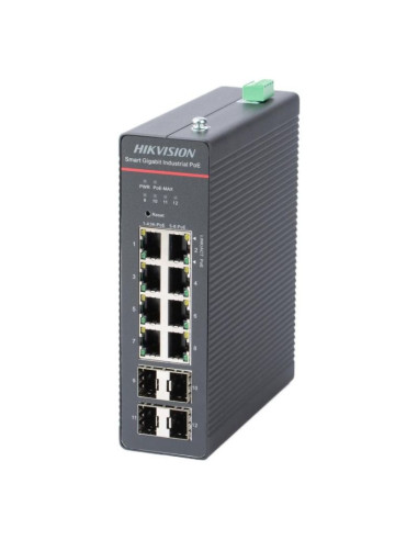 Switch hikvision ds-3t1512hp-si-8p4fkit(240w) linkvu