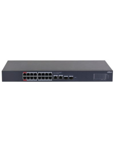 Switch zarządzalny dahua cs4220-16gt-240 18x1gbe 2xsfp poe