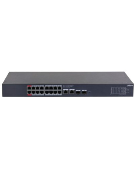 Switch zarządzalny dahua cs4220-16gt-240 18x1gbe 2xsfp poe