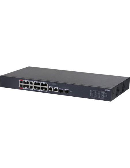 Switch zarządzalny dahua cs4220-16gt-240 18x1gbe 2xsfp poe