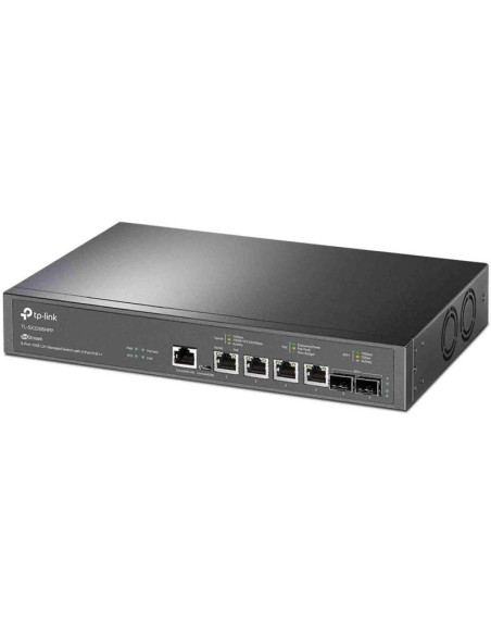 Tp-link omada sx3206hpp łącza sieciowe zarządzany l2+ 10g ethernet (100/1000/10000) obsługa poe czarny