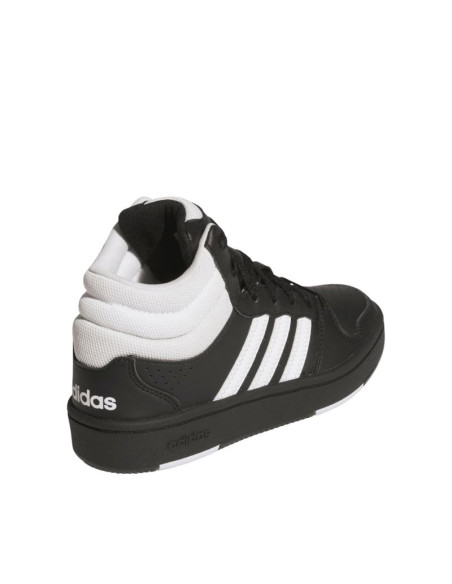 Buty dla dzieci adidas hoops mid classic czarne ki1075