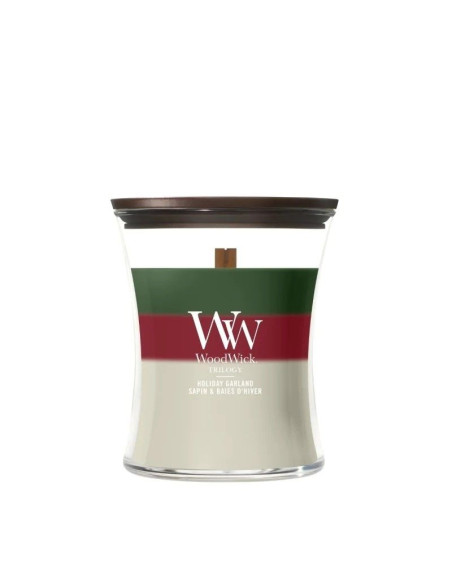 Świeca średnia holiday garland woodwick