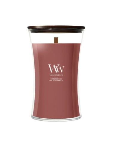 Świeca duża cinnamon chai woodwick
