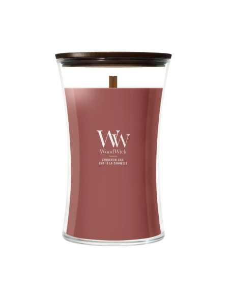 Świeca duża cinnamon chai woodwick