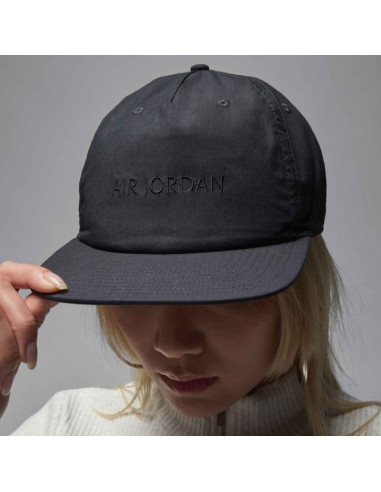 Czapka z daszkiem air jordan pro adjustable unstructured hat black - hq9231-045