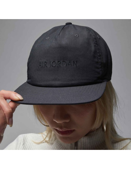 Czapka z daszkiem air jordan pro adjustable unstructured hat black - hq9231-045