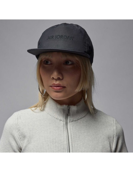 Czapka z daszkiem air jordan pro adjustable unstructured hat black - hq9231-045