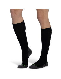 Skarpetki buff merino hw over the calf socks hwo2 black l 2