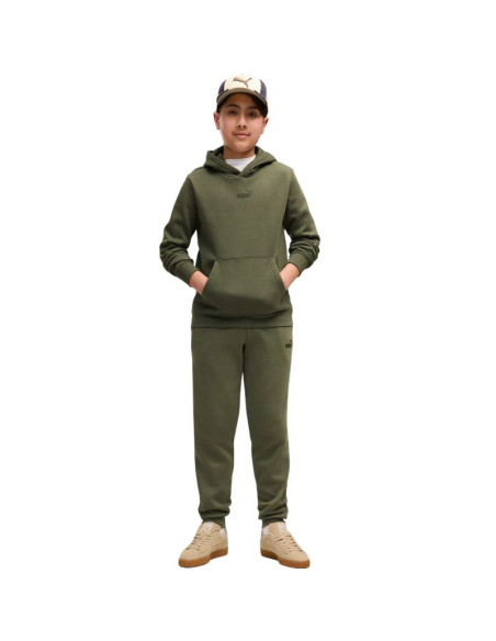 Bluza dla dzieci puma ess small no.1 logo centered hoodie khaki 692976 86