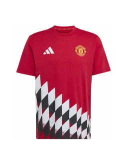 Koszulka z grafiką adidas manchester united kh4805