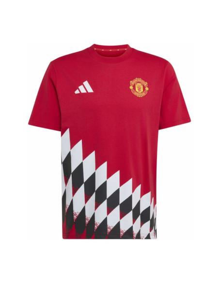 Koszulka z grafiką adidas manchester united kh4805