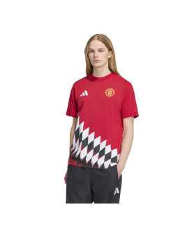 Koszulka z grafiką adidas manchester united kh4805 2