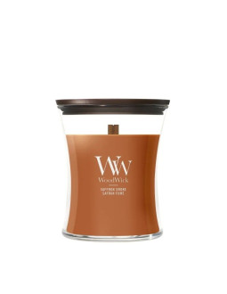 Świeca średnia saffron smoke woodwick