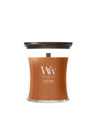 Świeca średnia saffron smoke woodwick