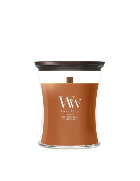 Świeca średnia saffron smoke woodwick