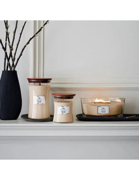 Świeca średnia white honey woodwick